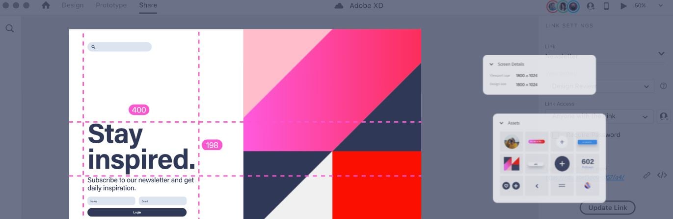 Adobe XD screenshot 3