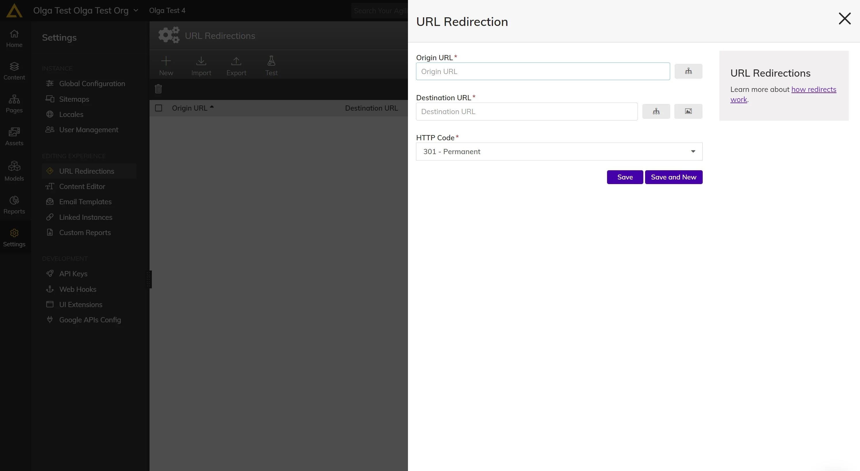 Agility CMS screenshot 5
