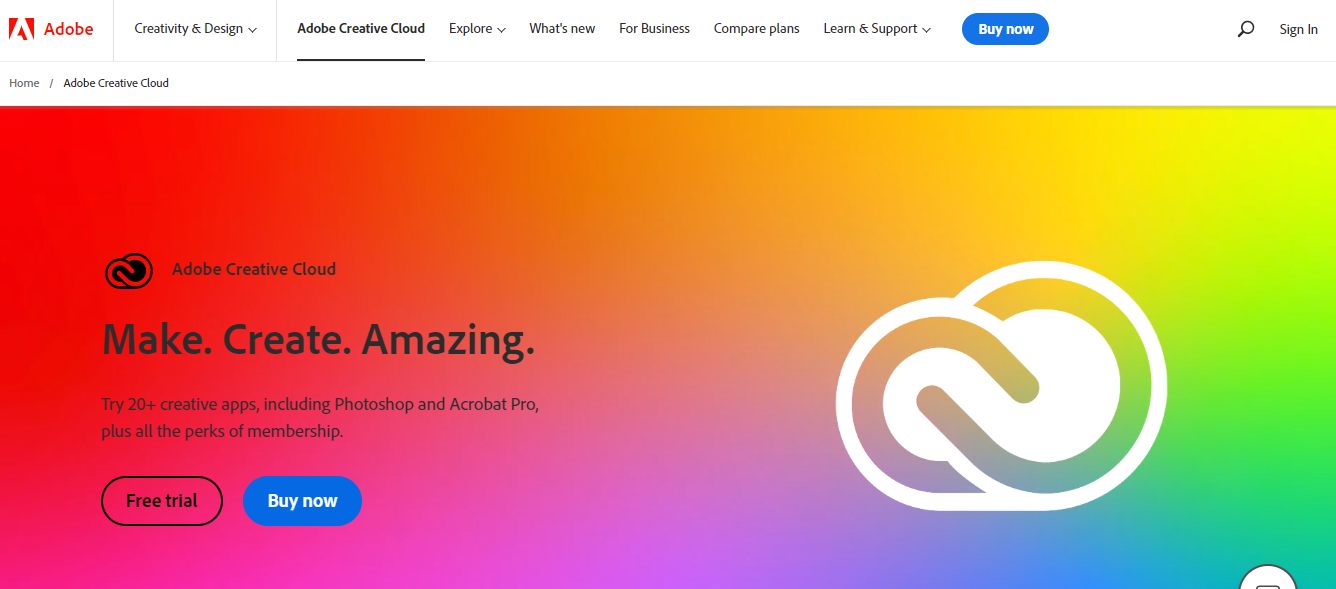 Adobe Creative Cloud screenshot 1