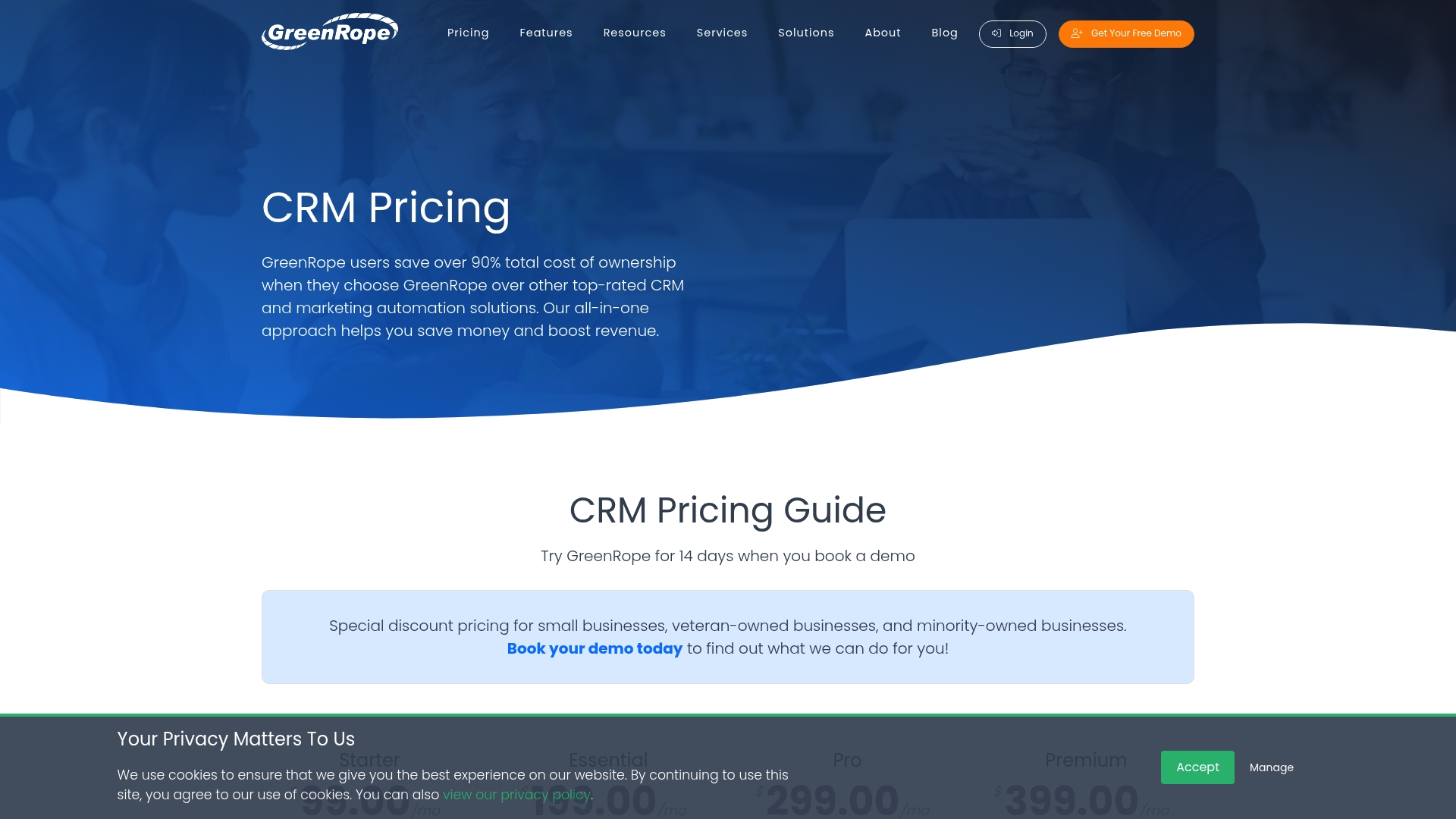 GreenRope Homepage