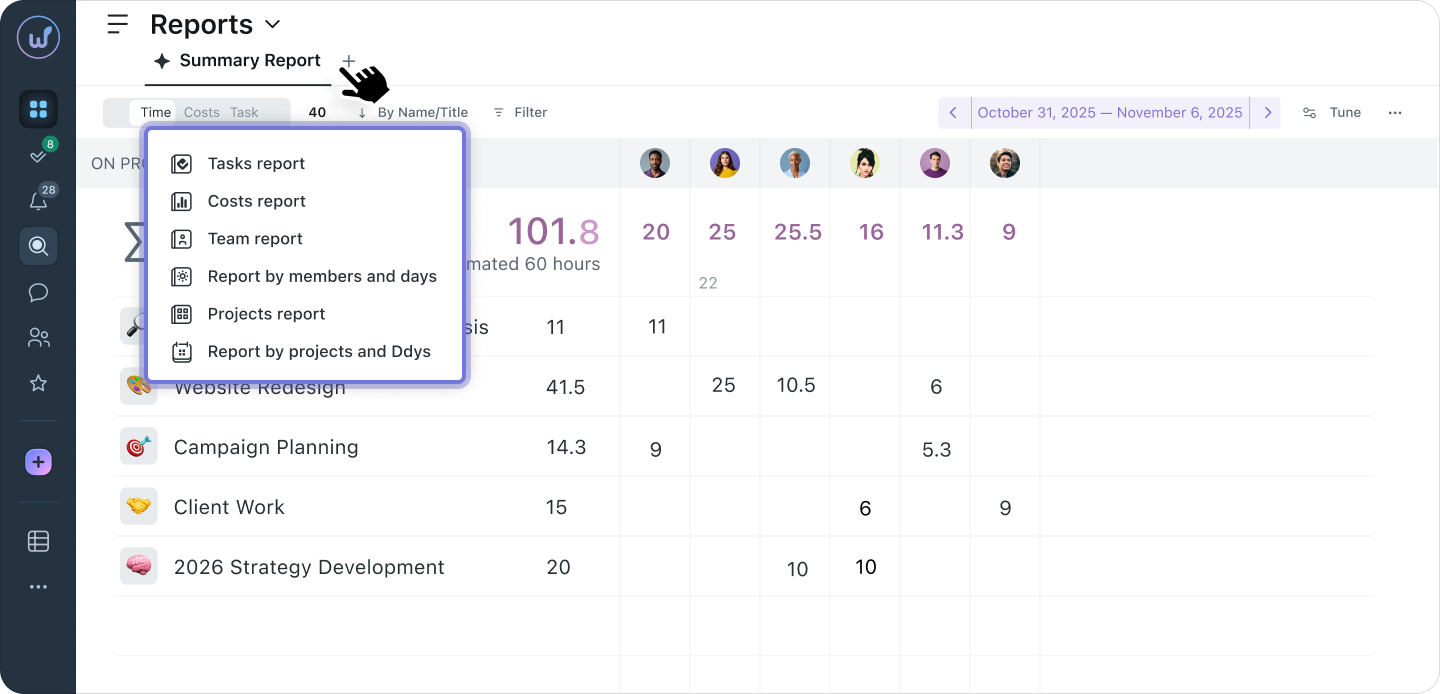 Worksection screenshot 5