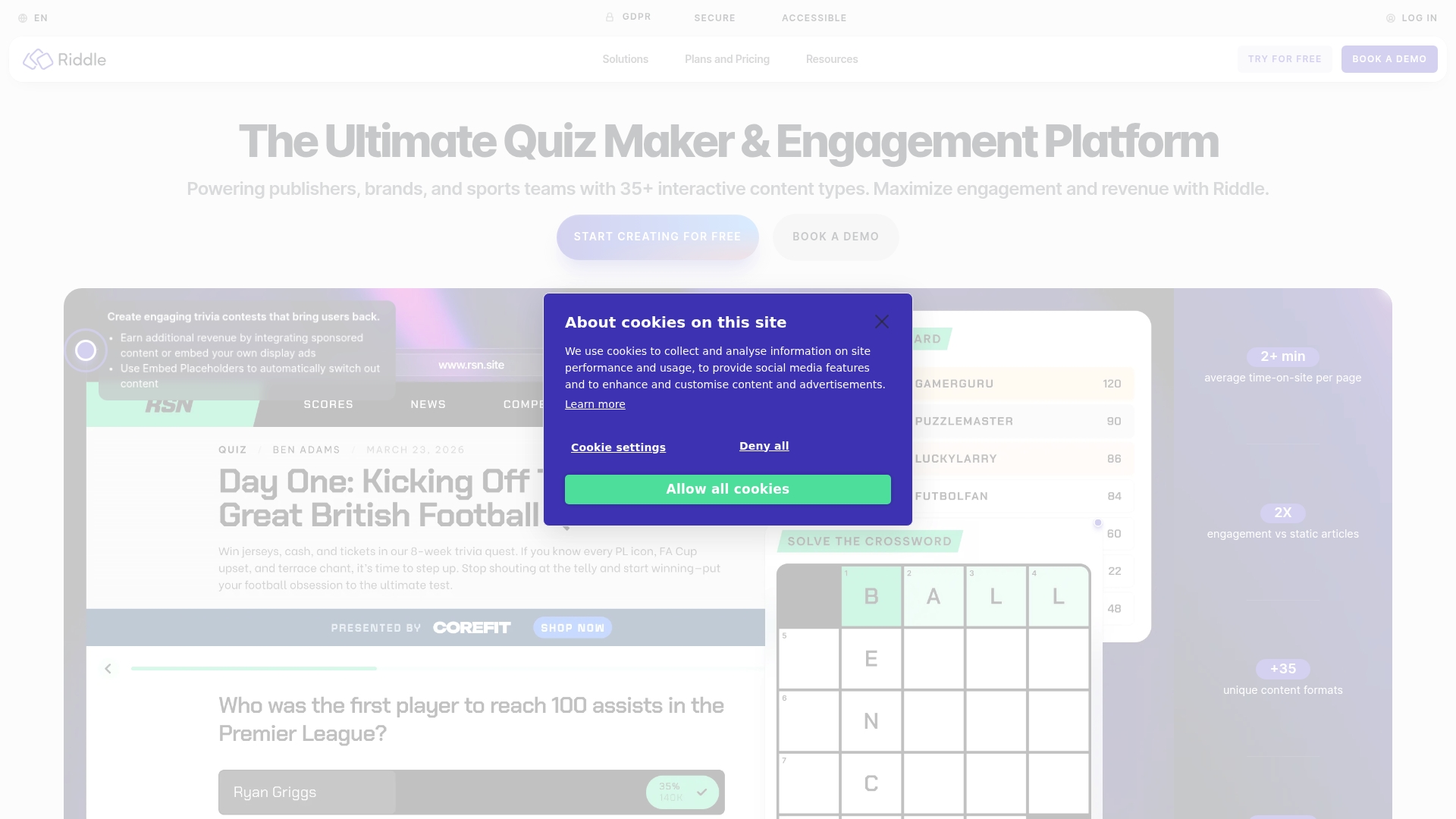 Riddle Homepage