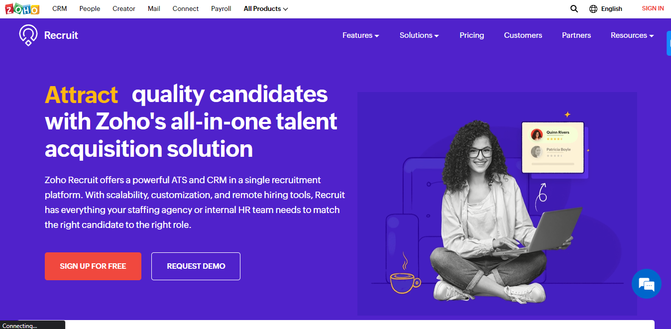 Zoho Recruit screenshot 1