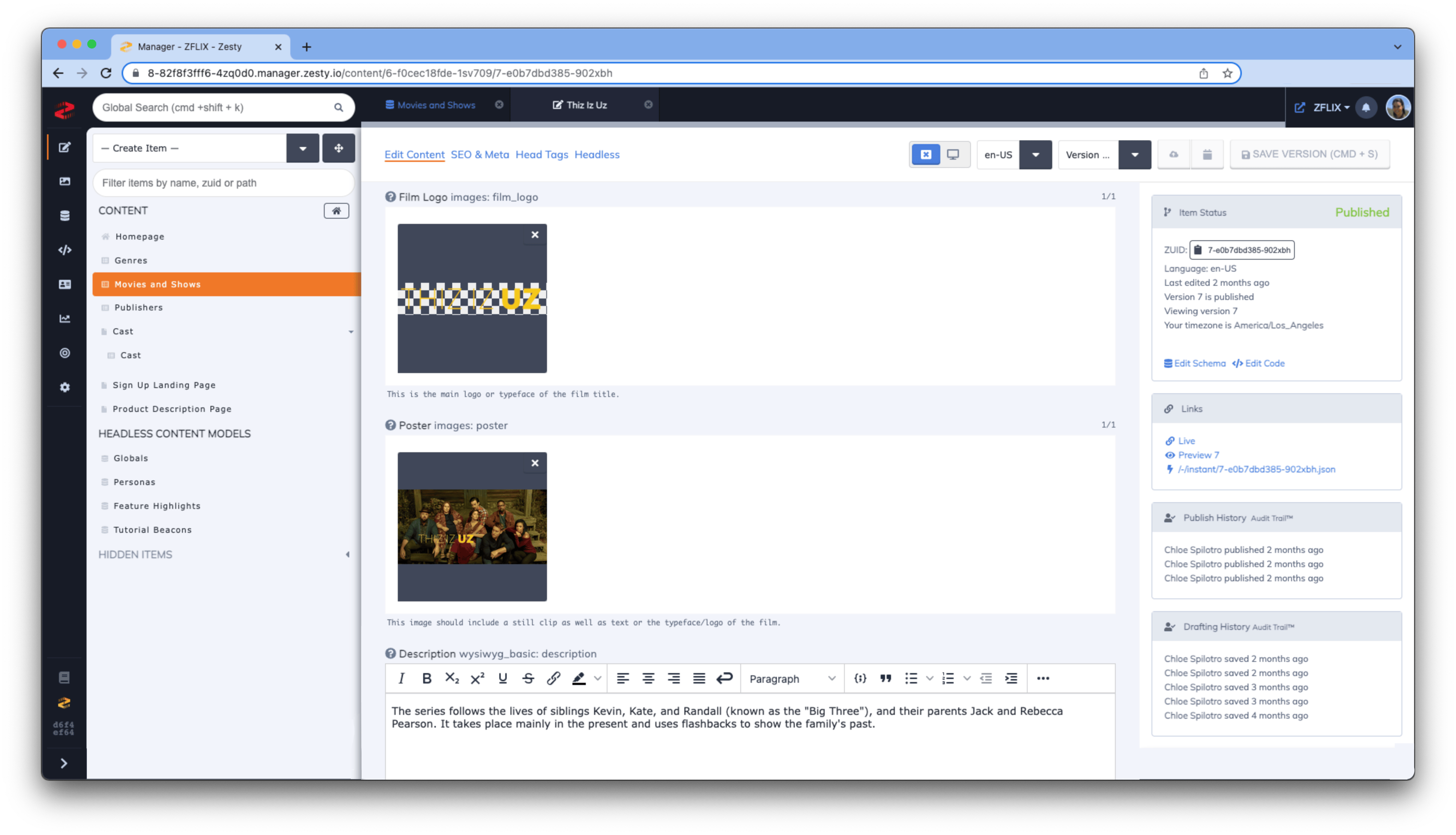 Zesty.io screenshot 5