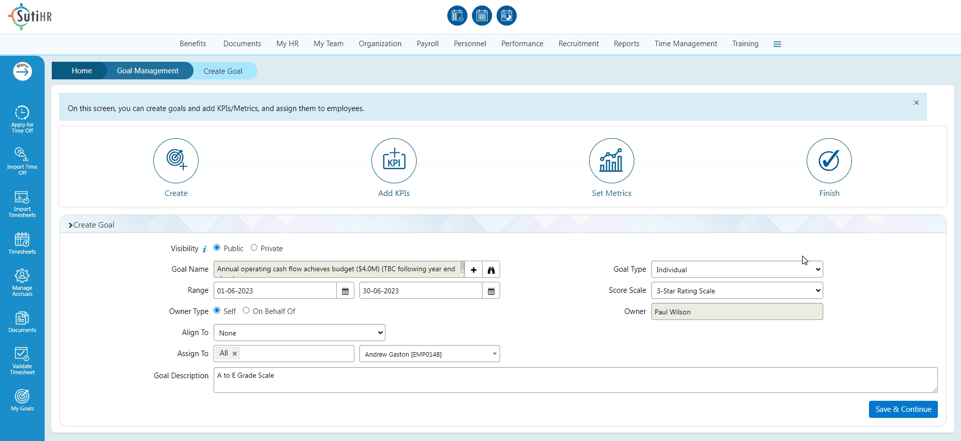 SutiHR screenshot 2