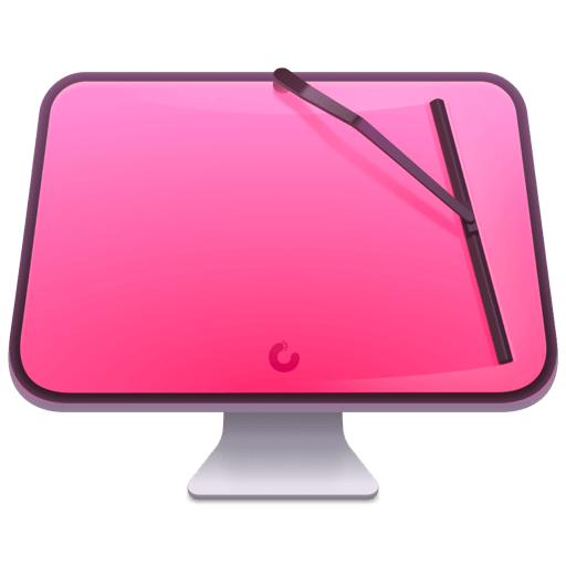 CleanMyMac X background blur-sm