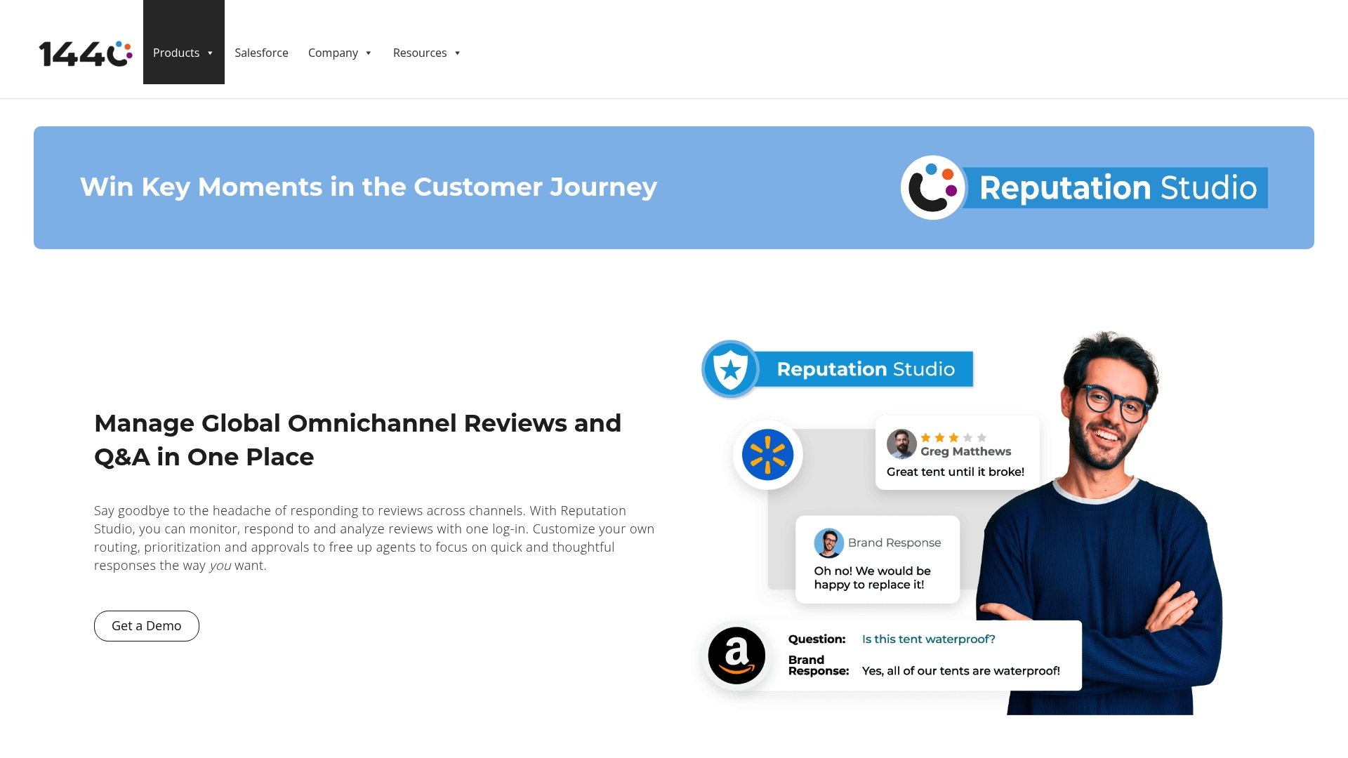 Reputation Studio By 1440 Homepage