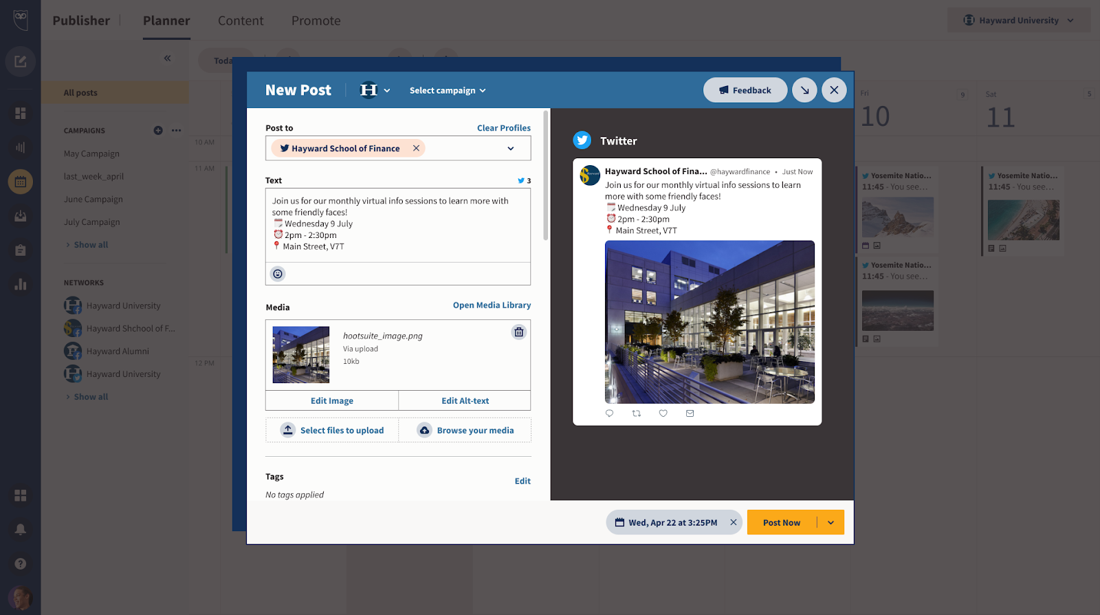 Hootsuite screenshot 2