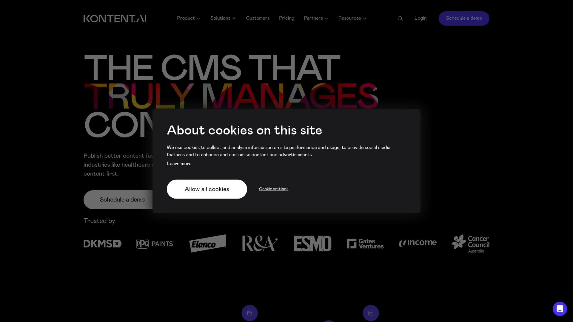 Kontent.ai Homepage