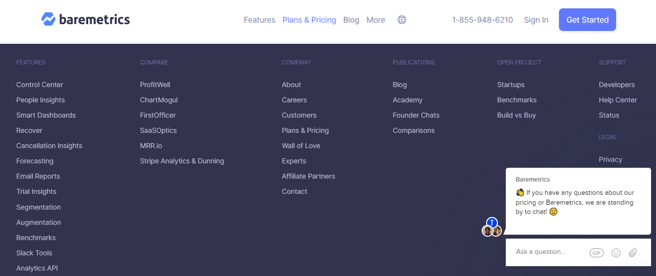 Baremetrics screenshot 4