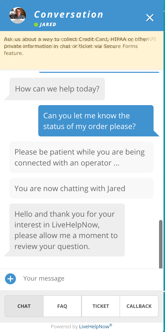 LiveHelpNow screenshot 5