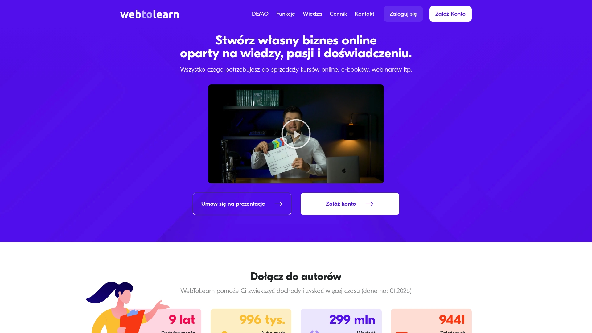 Web2Learn Homepage