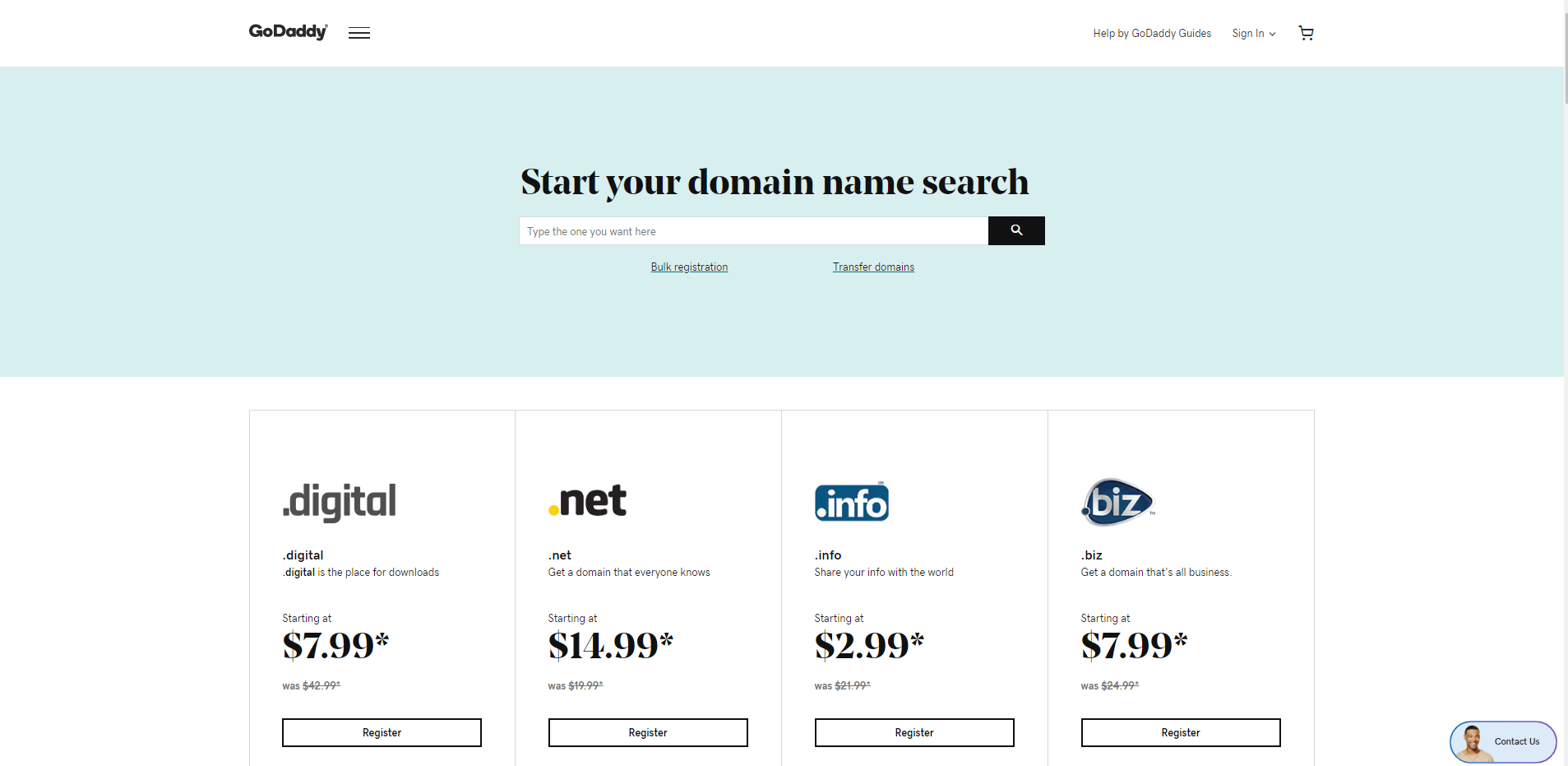 Godaddy Hosting screenshot 1