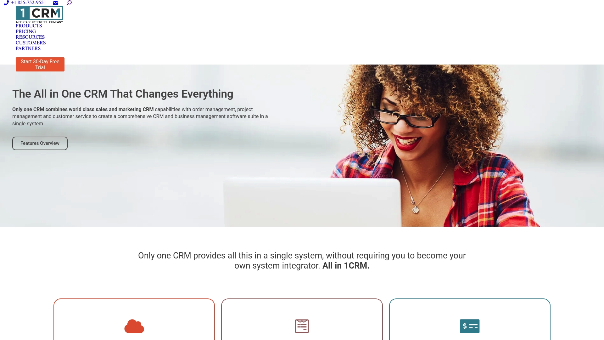 1CRM Homepage