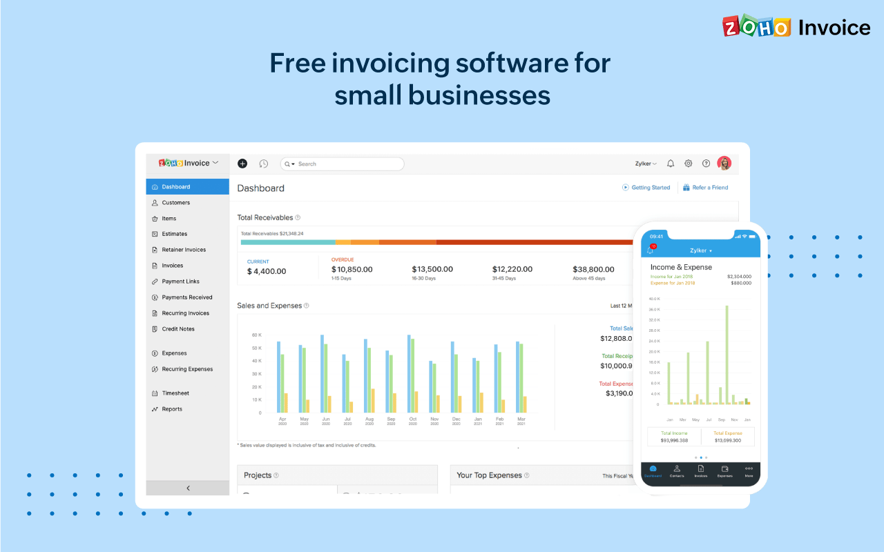 Zoho Invoice