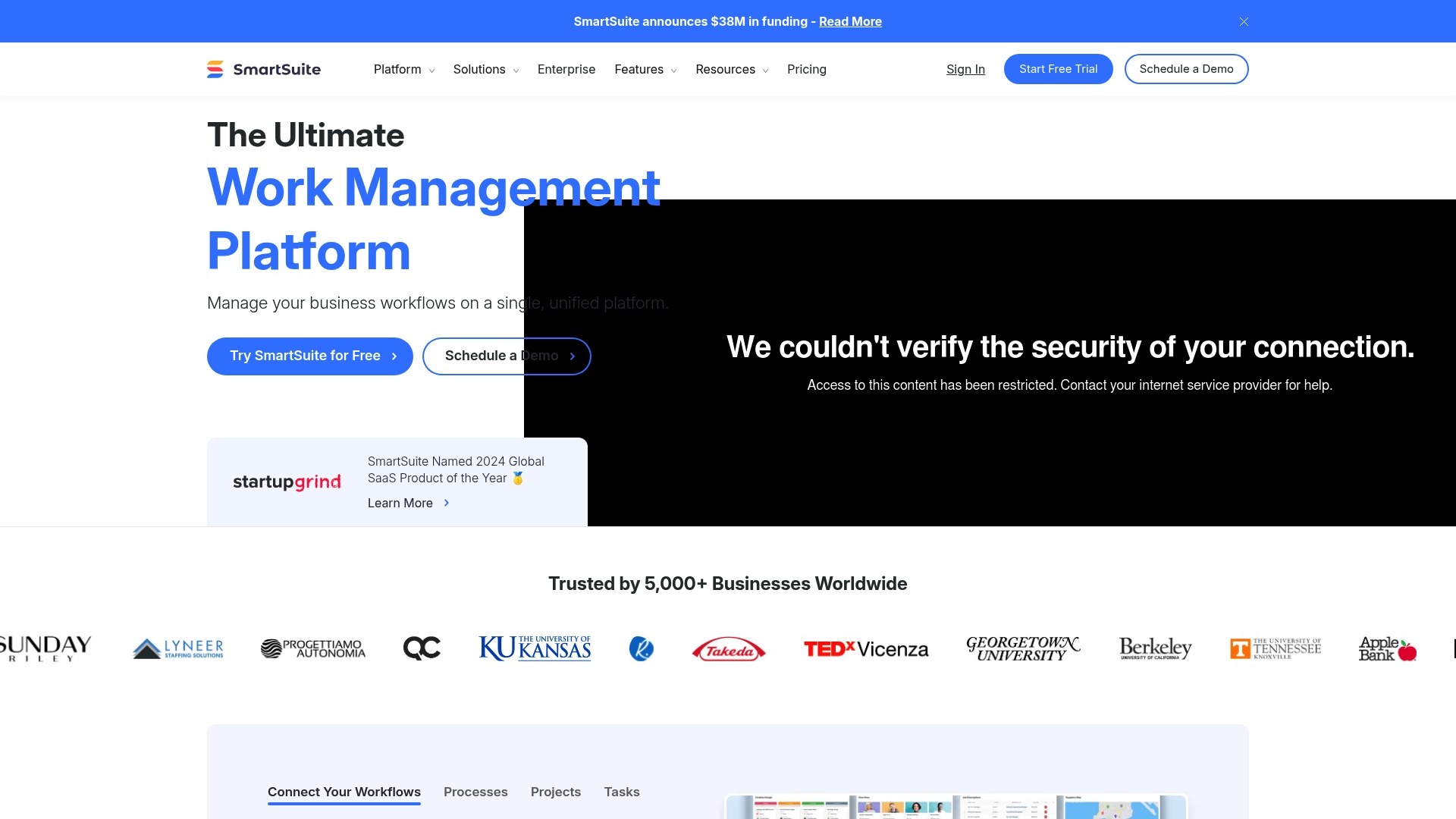 SmartSuite Homepage