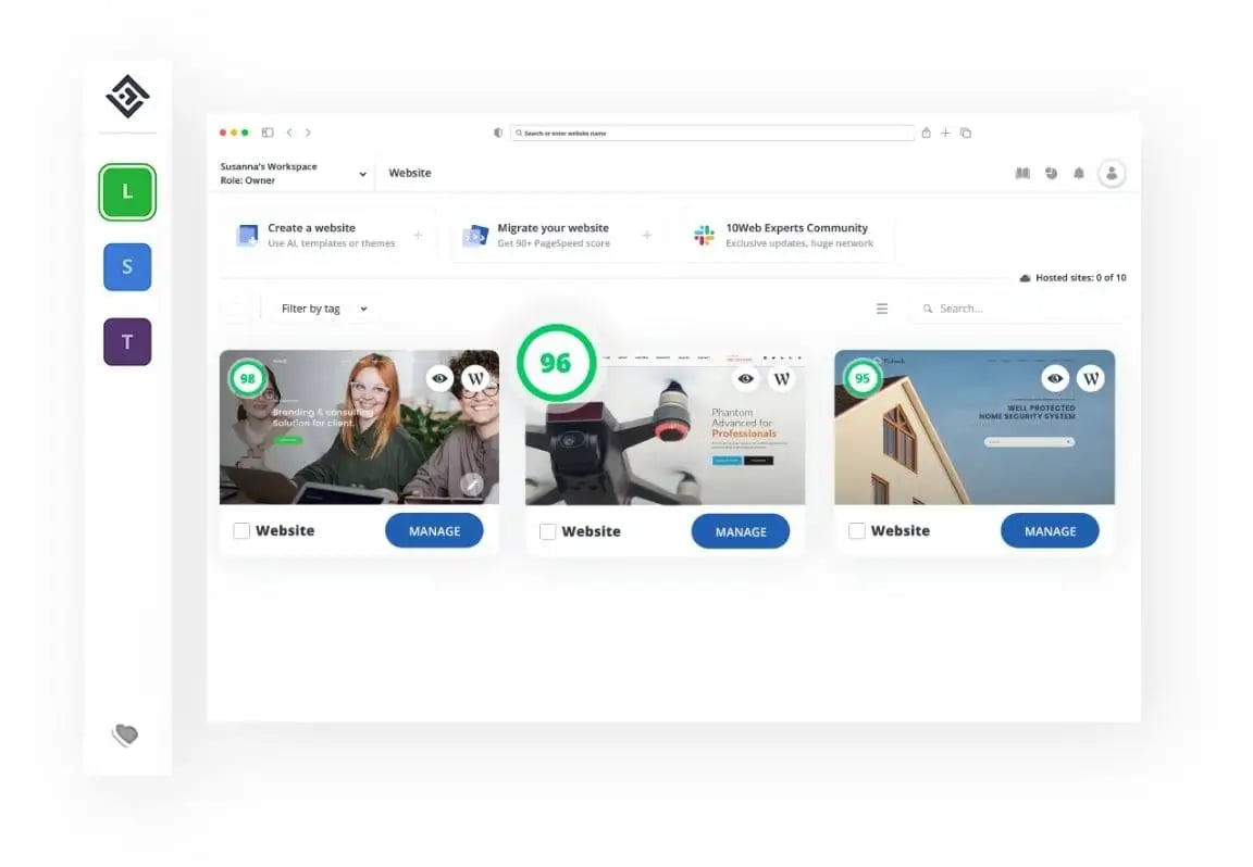 10Web screenshot 4