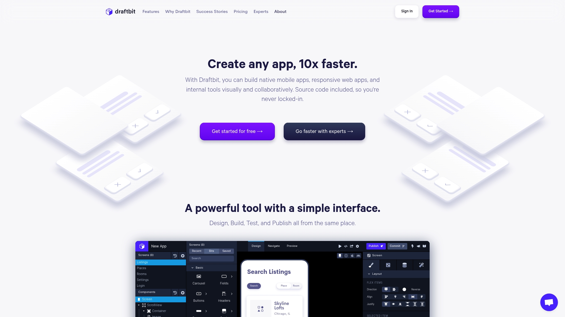 Draftbit Homepage