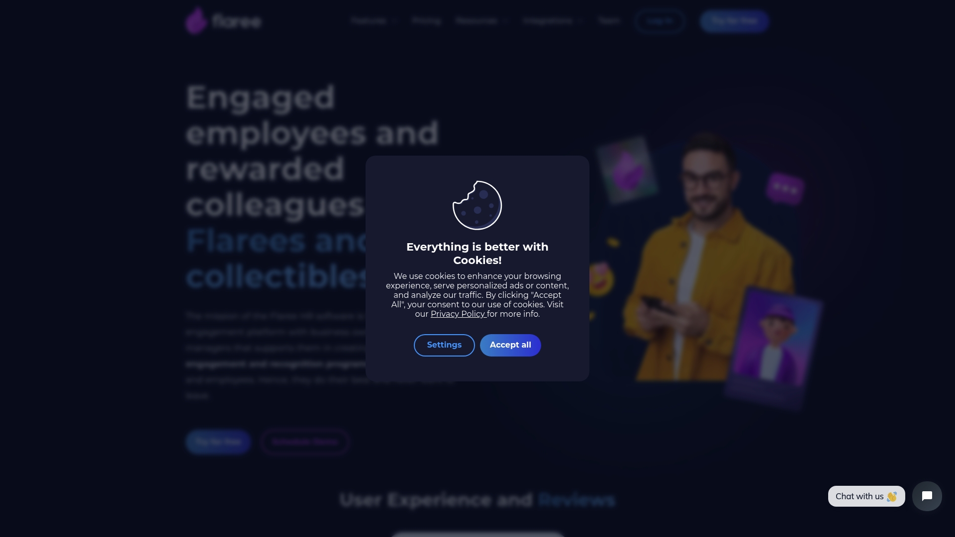 Flaree Homepage