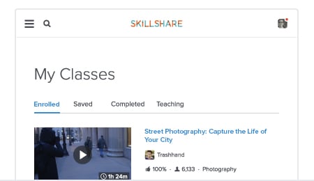 Skillshare screenshot 3