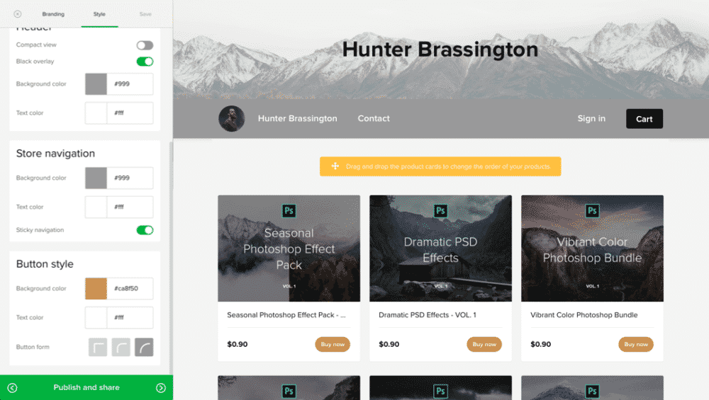 Sellfy screenshot 1
