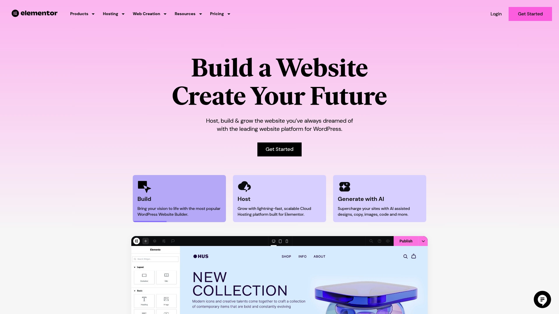 Elementor Homepage