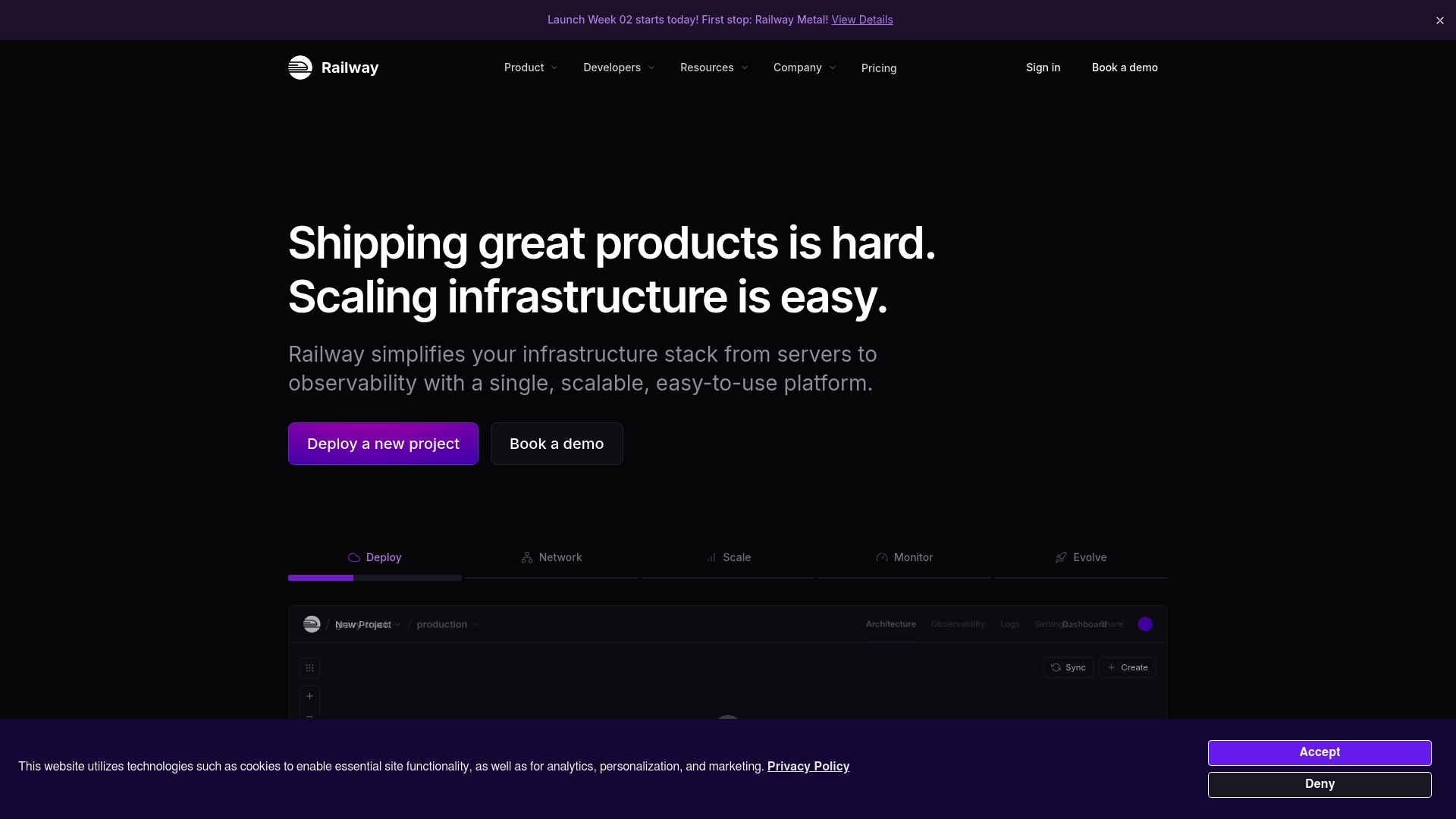 Railway Homepage
