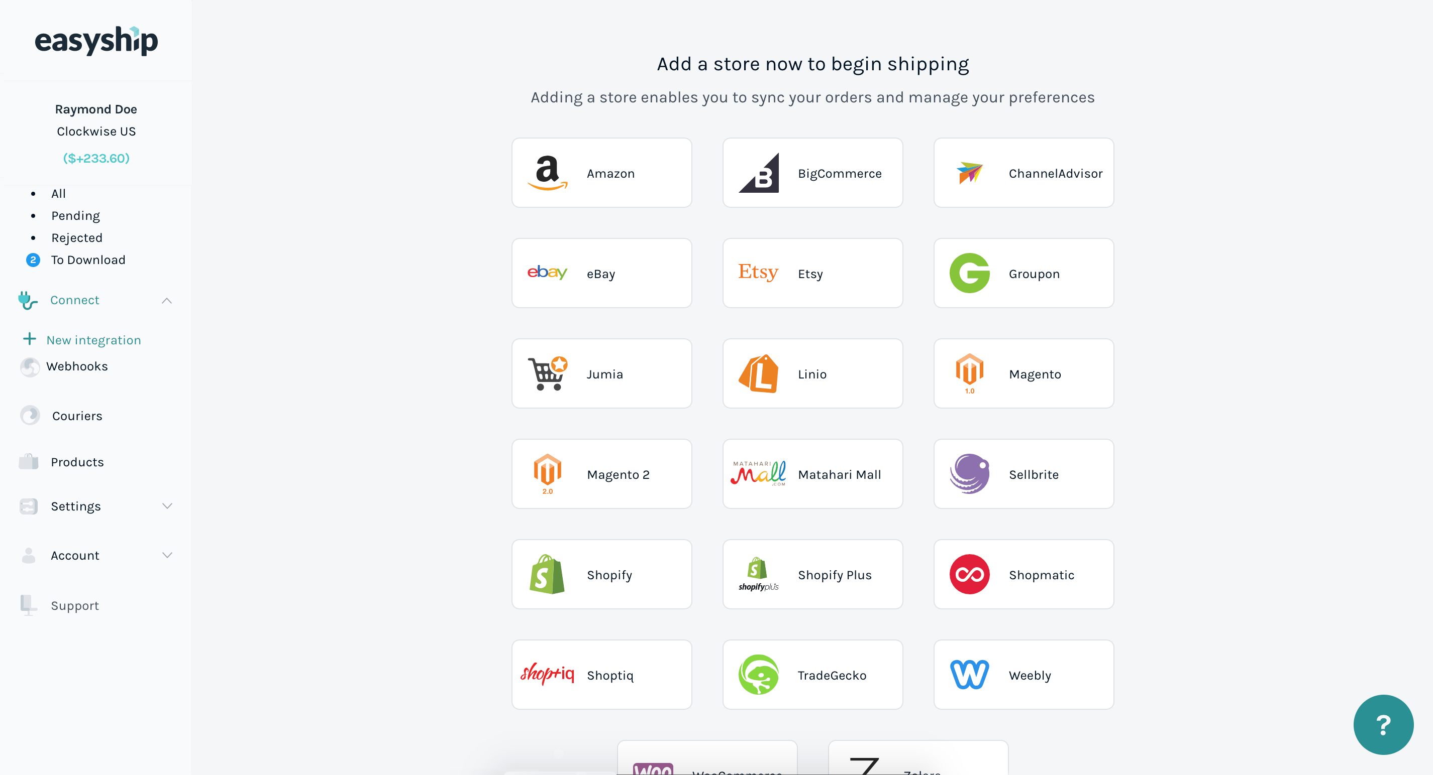 Easyship screenshot 2