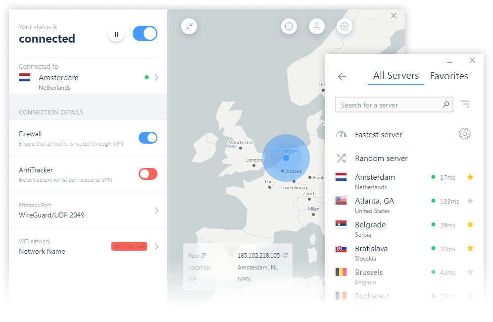 Ivpn screenshot 4