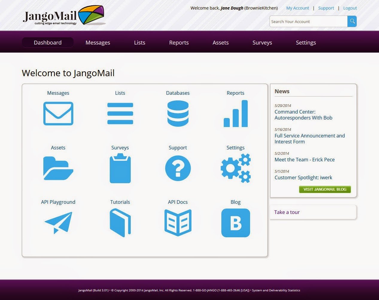 JangoMail screenshot 2