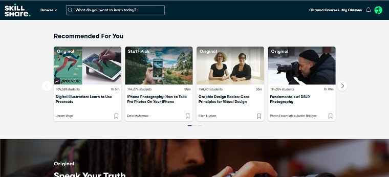 Skillshare screenshot 4