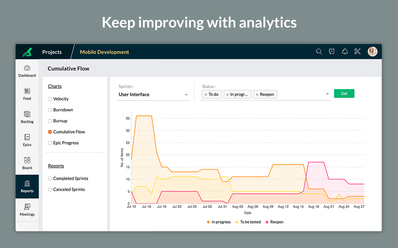 Zoho Sprints screenshot 4