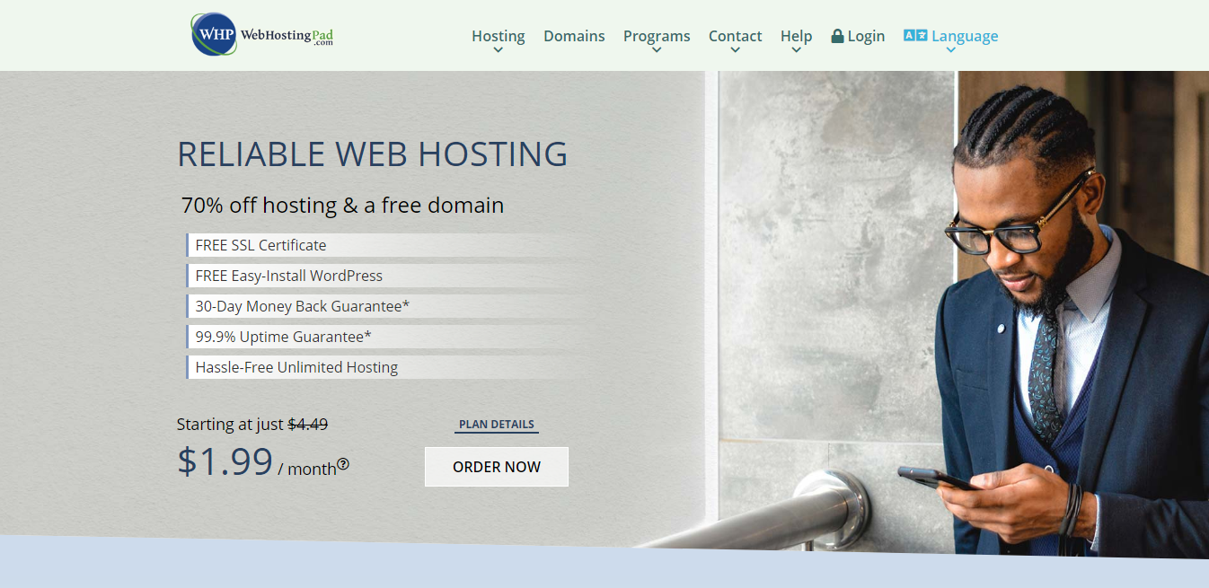 WebHostingPad screenshot 3