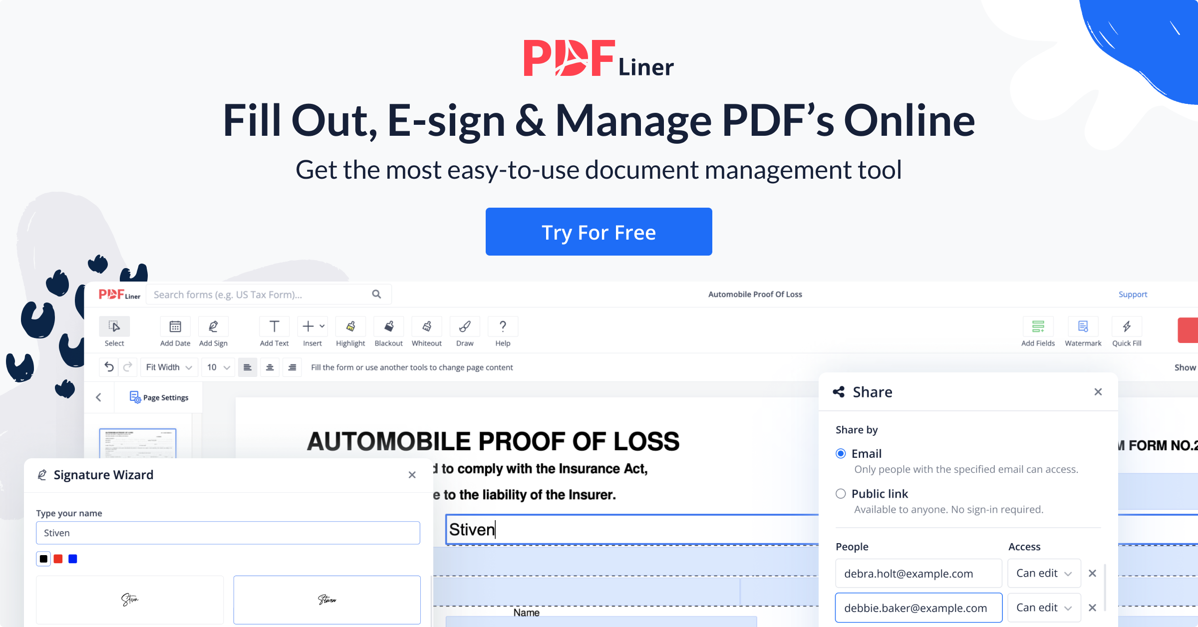 PDFLiner screenshot 2