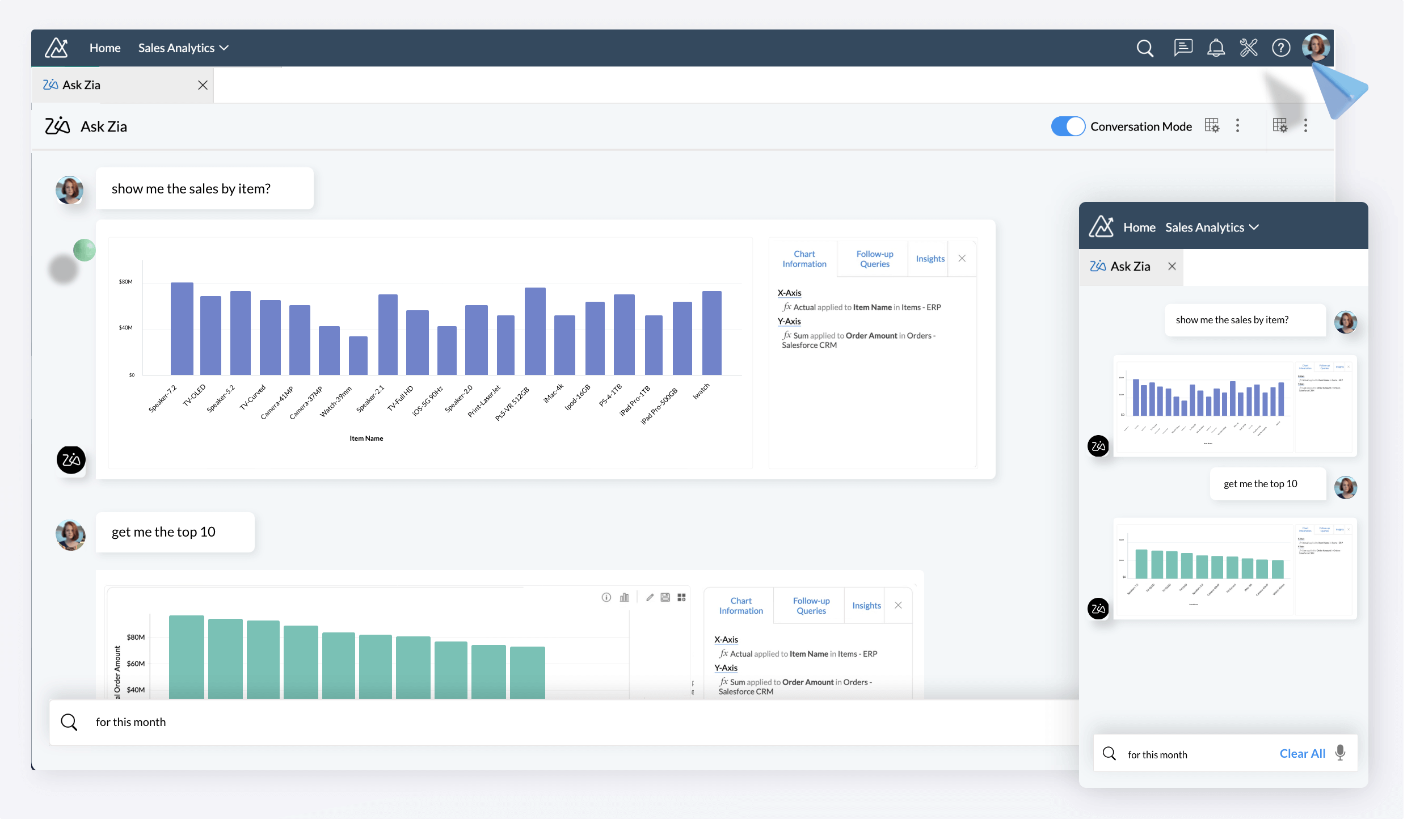 Zoho Analytics screenshot 3