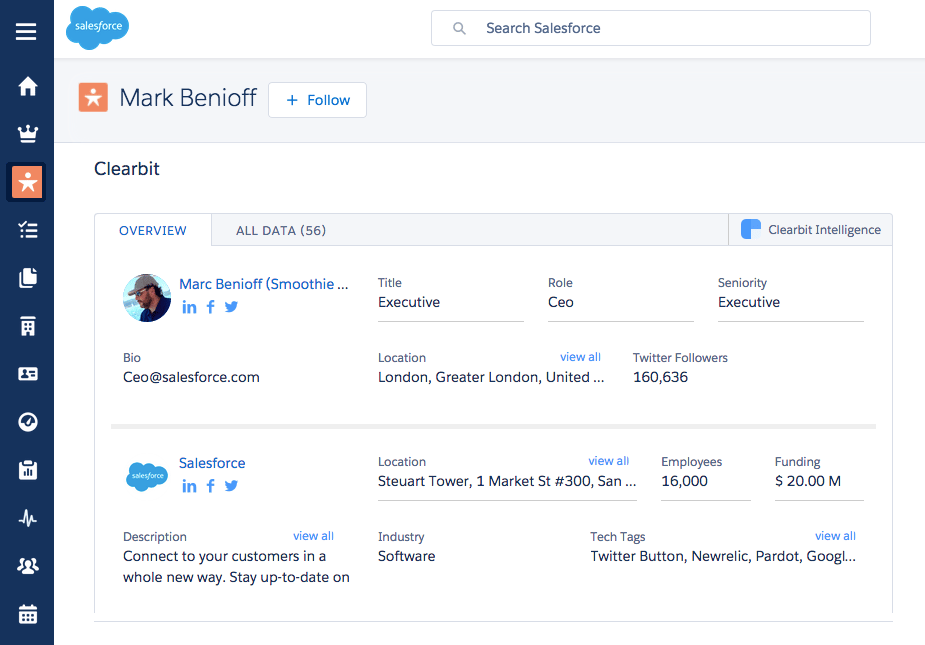 Clearbit screenshot 4