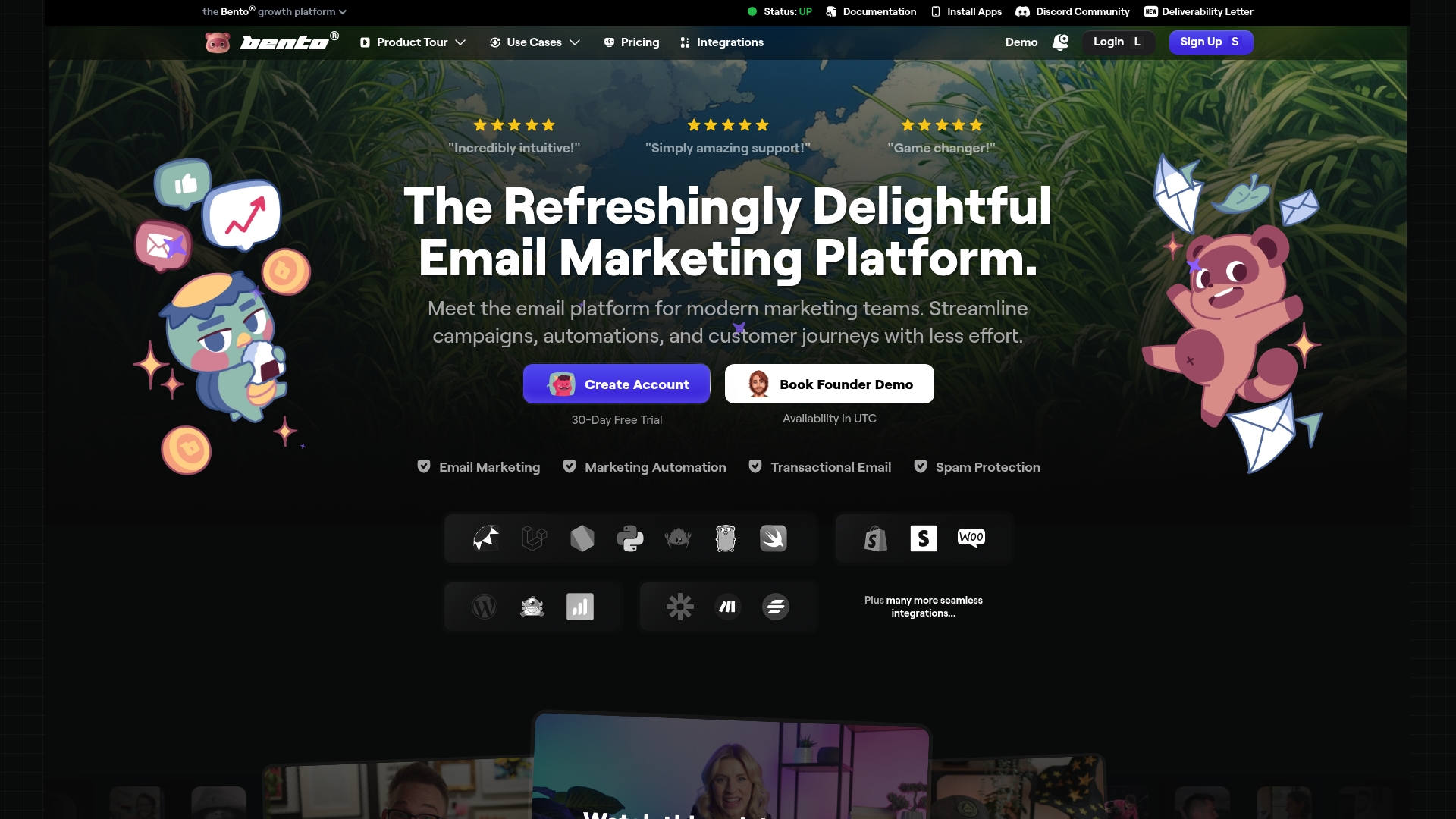 Bento Homepage
