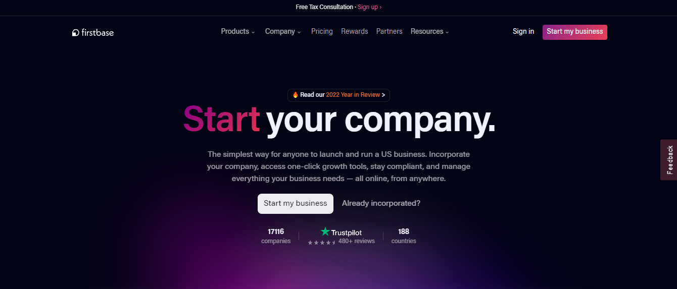 Firstbase.io screenshot 2