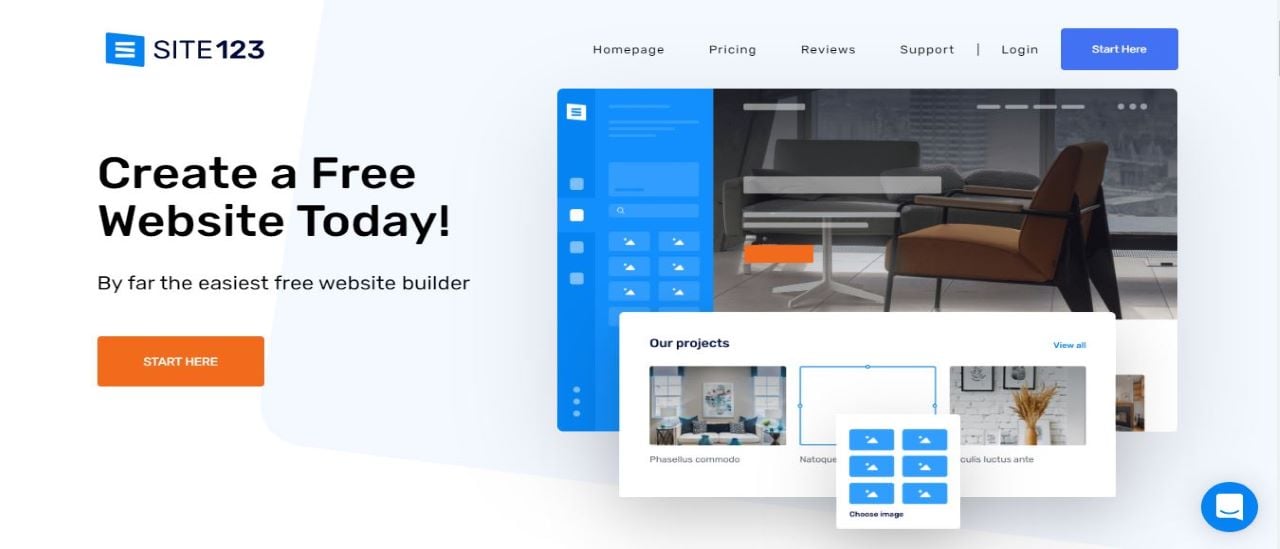Site123 screenshot 2