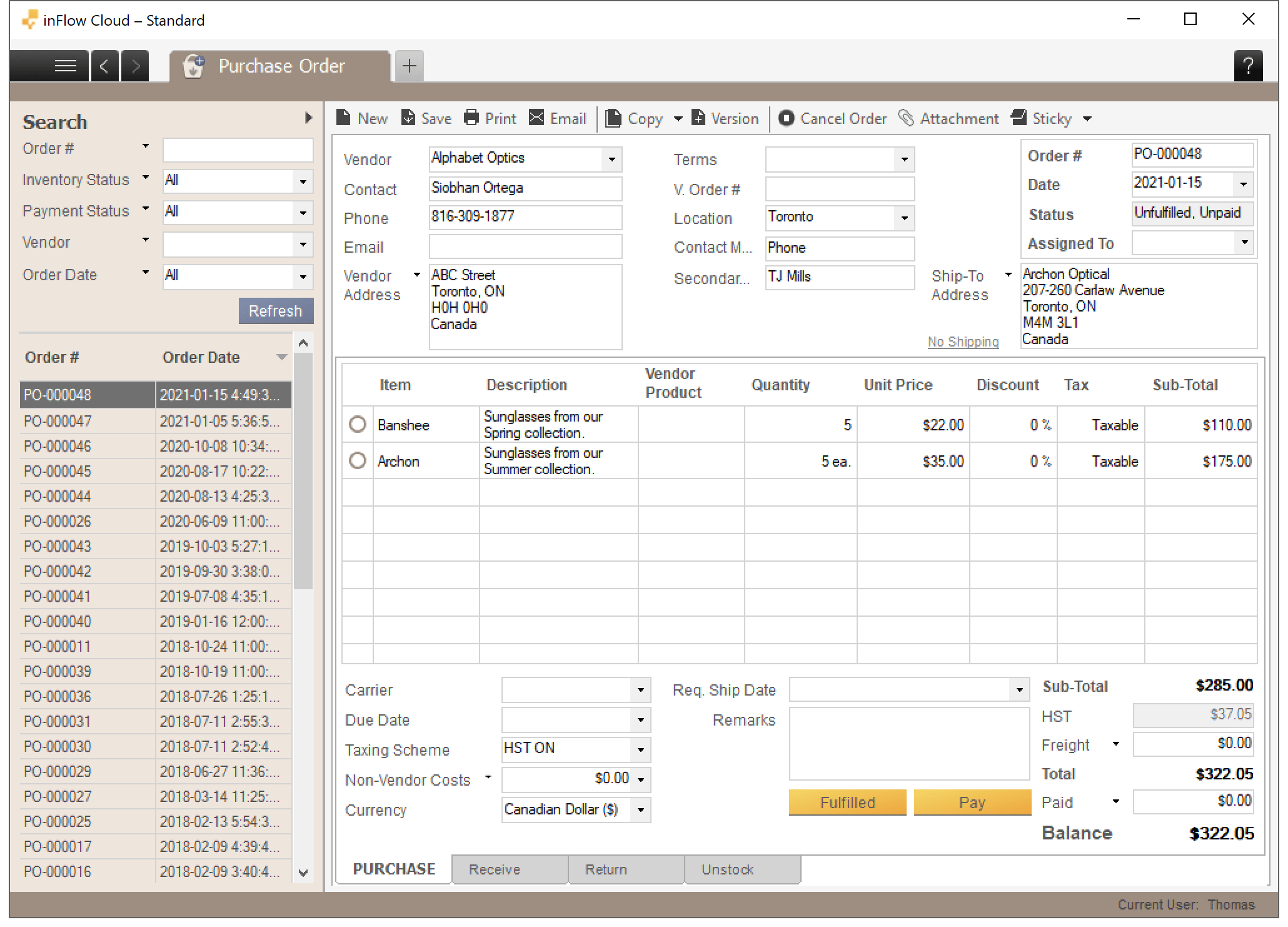 inFlow Inventory screenshot 5