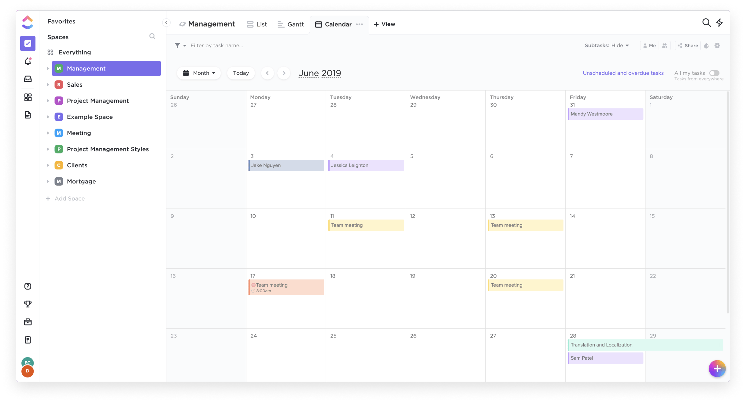 ClickUp screenshot 4