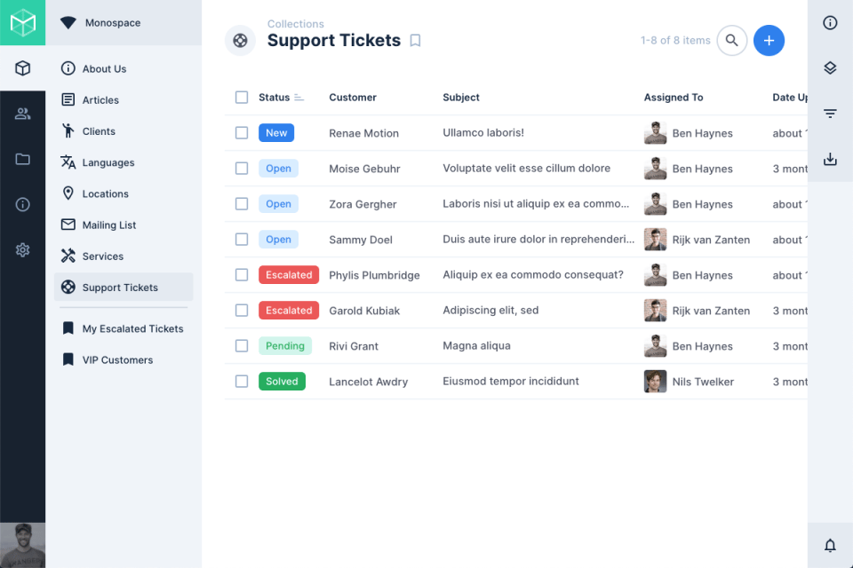 Directus screenshot 3
