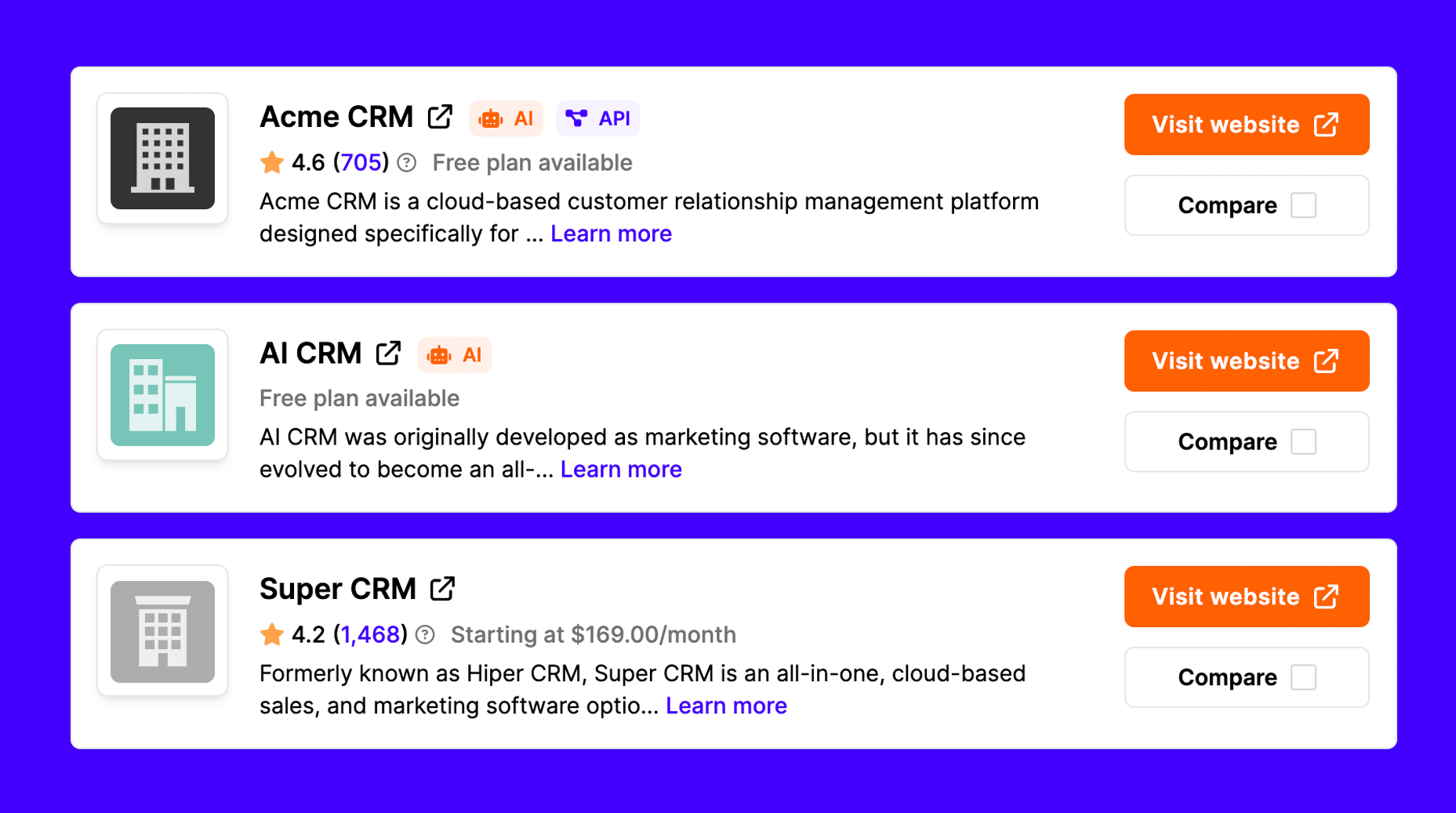 Get listed