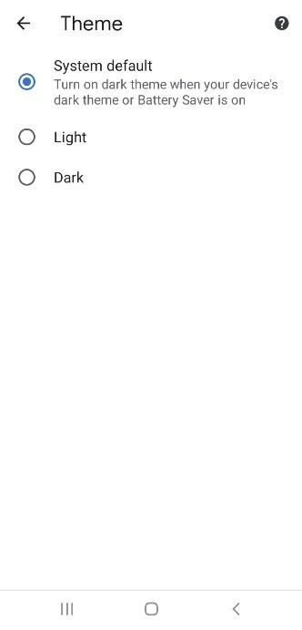 android dark mode