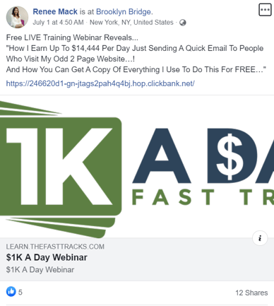 Social Media webinar promoition