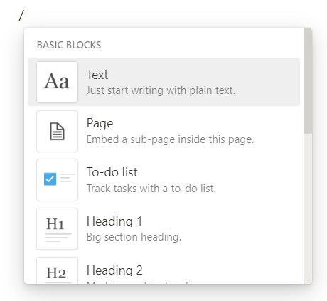 Notion Customized page