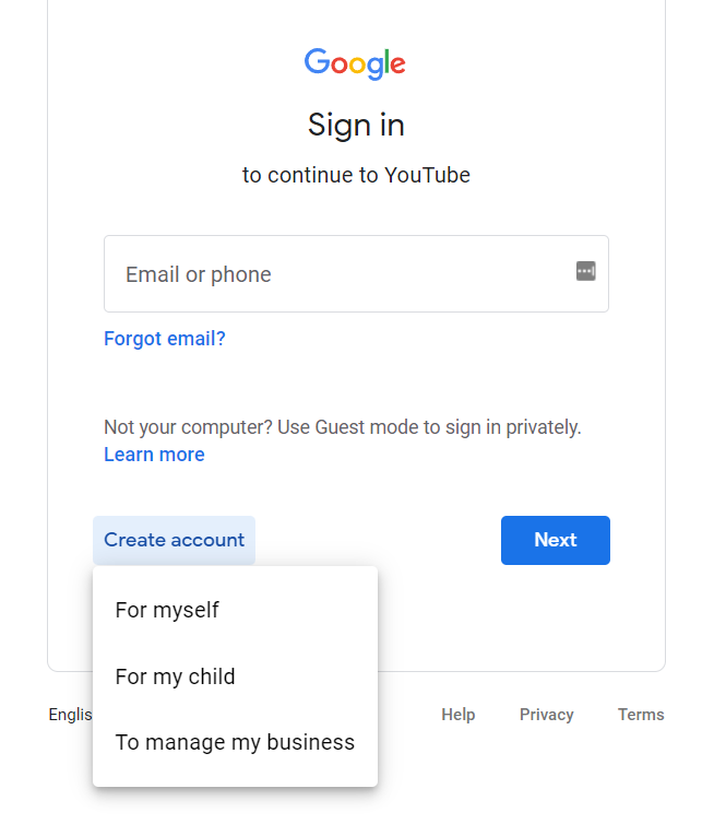 Google Sign In