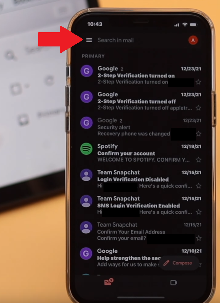Creating a new label on Gmail