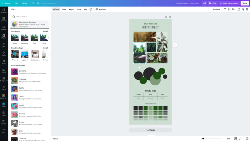 canva review - how to add photos