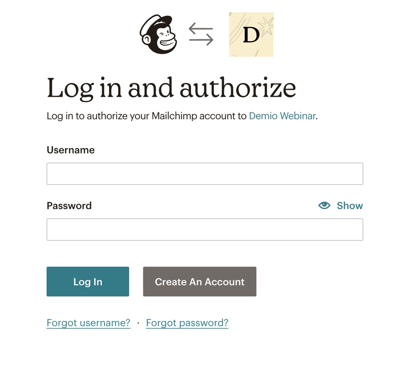 demio mailchimp integration